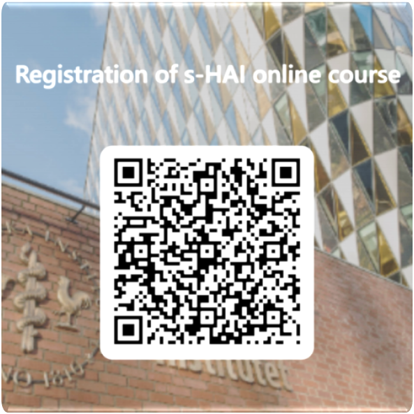 QR-code to register for s-HAI